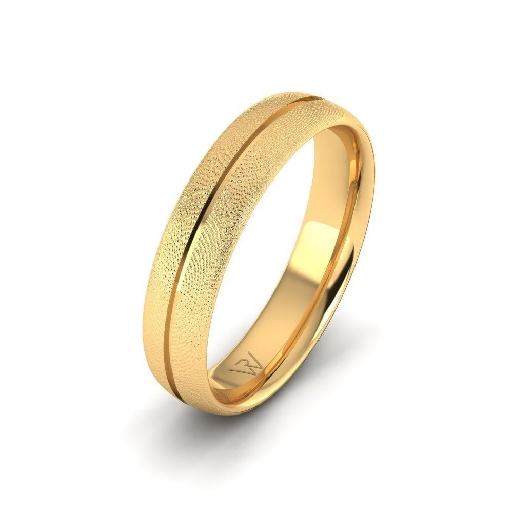 Alliances en Argent Plaqué Or jaune Homme Foreverrings