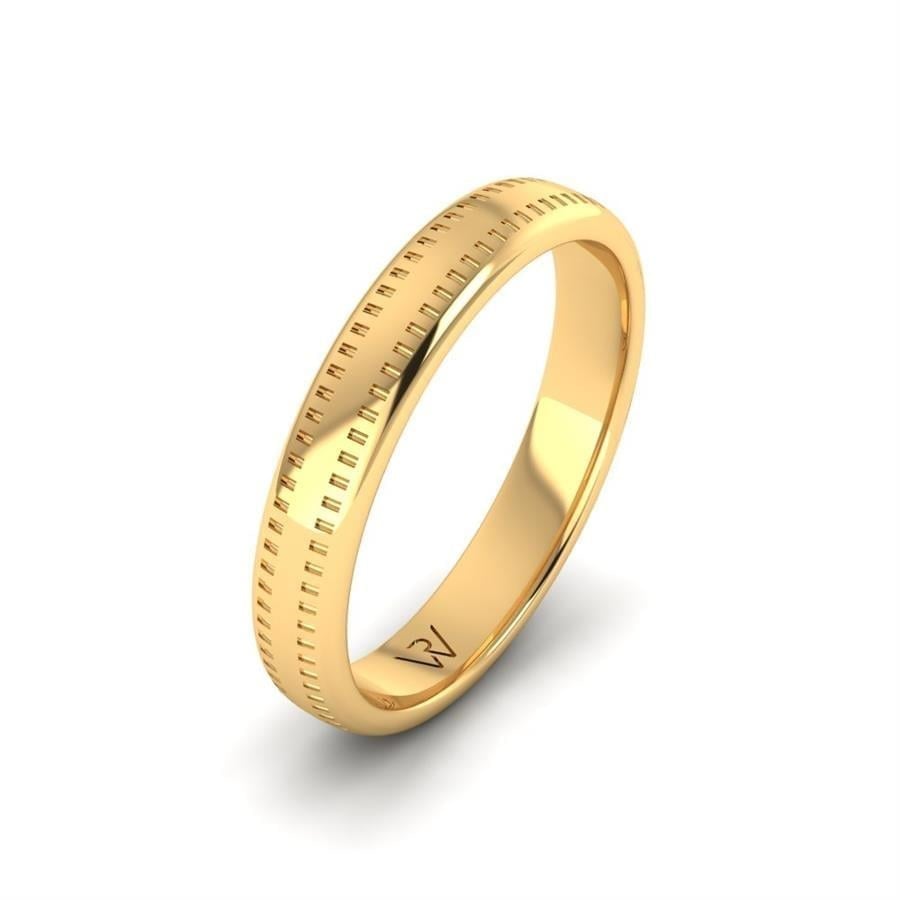 Alliances en Argent Plaqué Or jaune Homme Alluring Bird