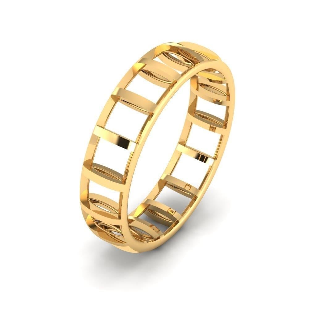 Alliances en Argent Plaqué Or jaune Homme Everbloom