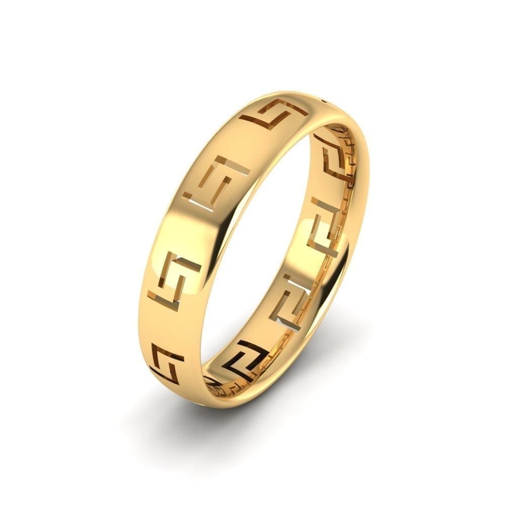 Alliances en Argent Plaqué Or jaune Homme Enchantel