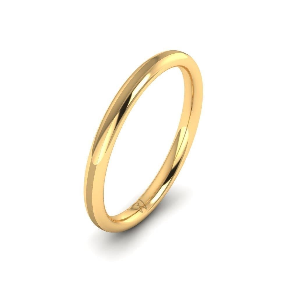 Alliances en Argent Plaqué Or jaune Homme Blissful Bloom