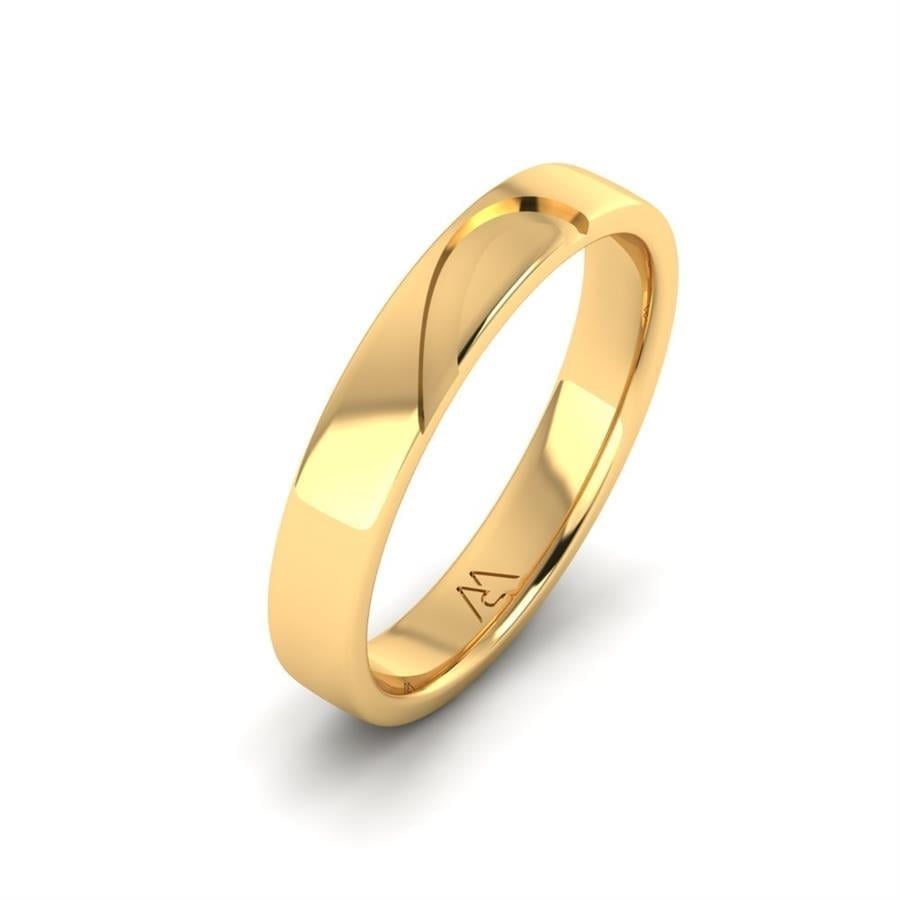 Alliances en Argent Plaqué Or jaune Homme Merveille