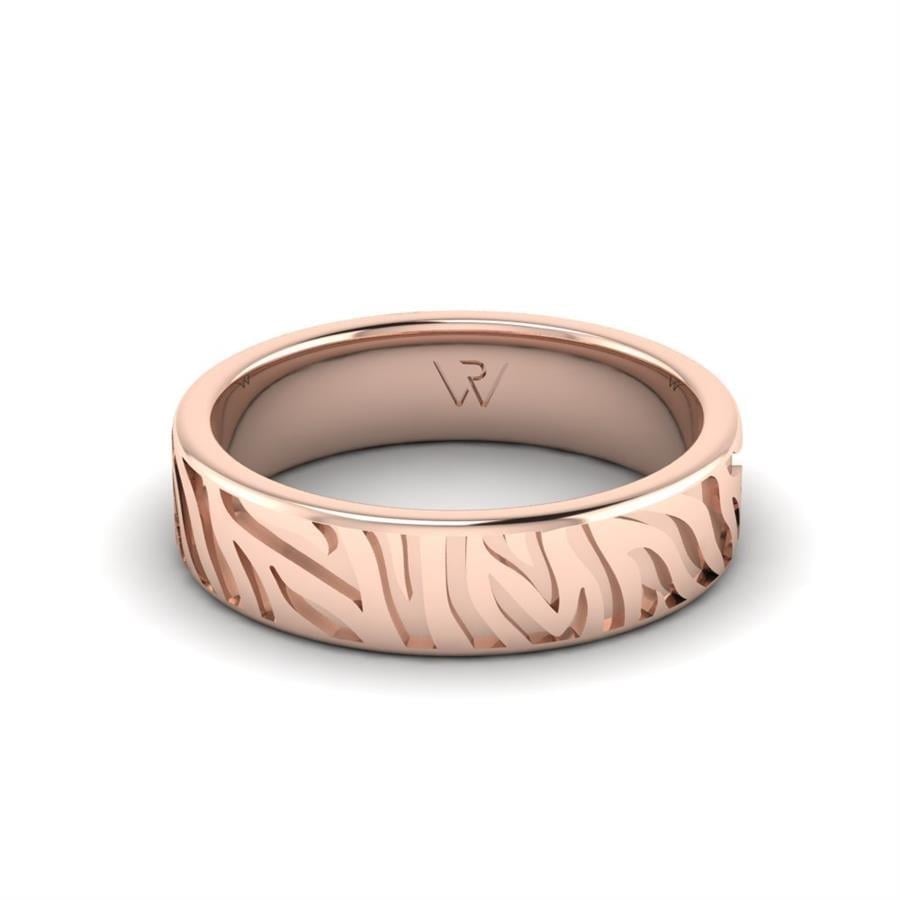 Alliances en Argent Plaqué Or Rose couple Alluring Fancy