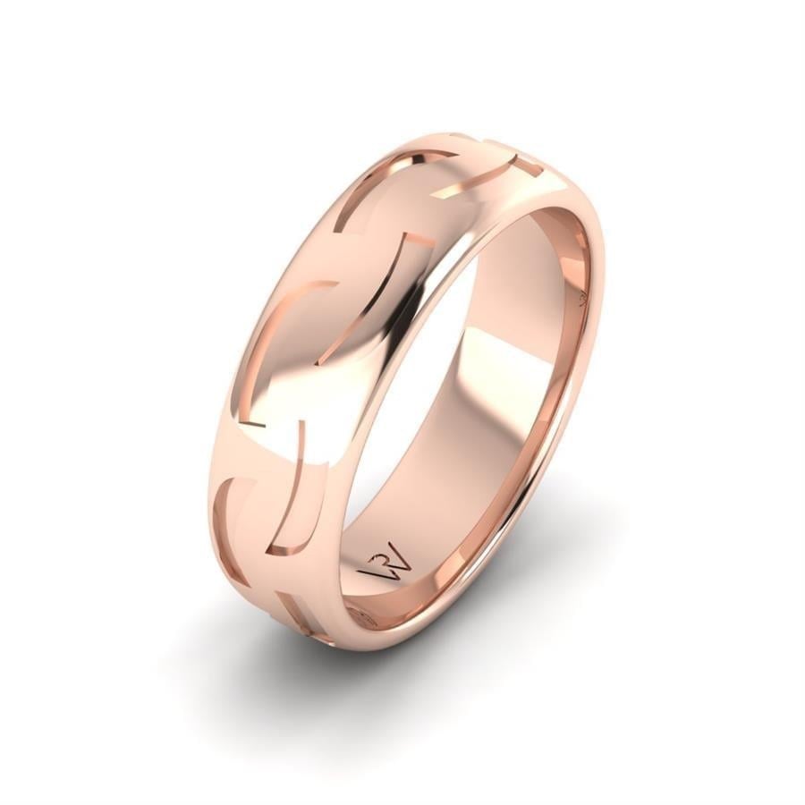 Alliances en Argent Plaqué Or Rose couple Laurie