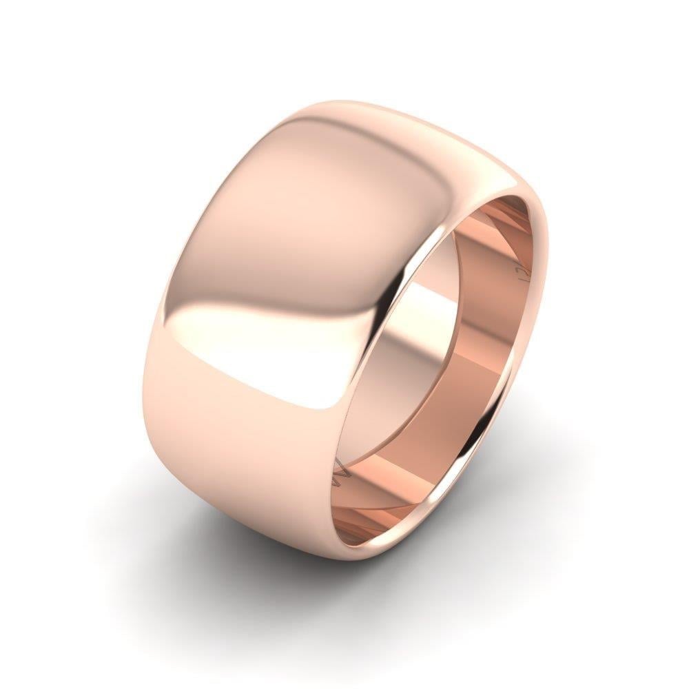 Alliances en Argent Plaqué Or Rose couple Folie