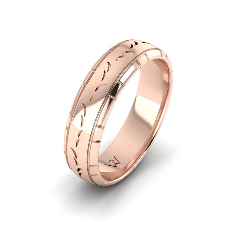 Alliances en Argent Plaqué Or Rose couple Venus