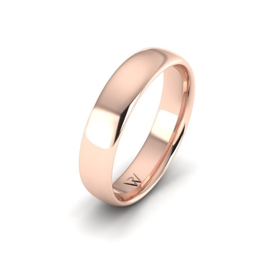 Alliances en Argent Plaqué Or Rose couple Patsy