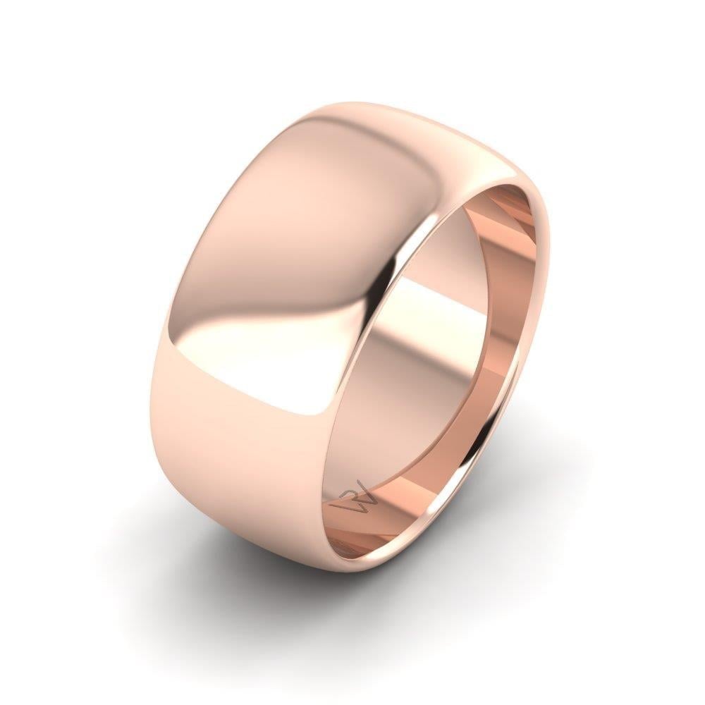 Alliances en Argent Plaqué Or Rose couple Folie