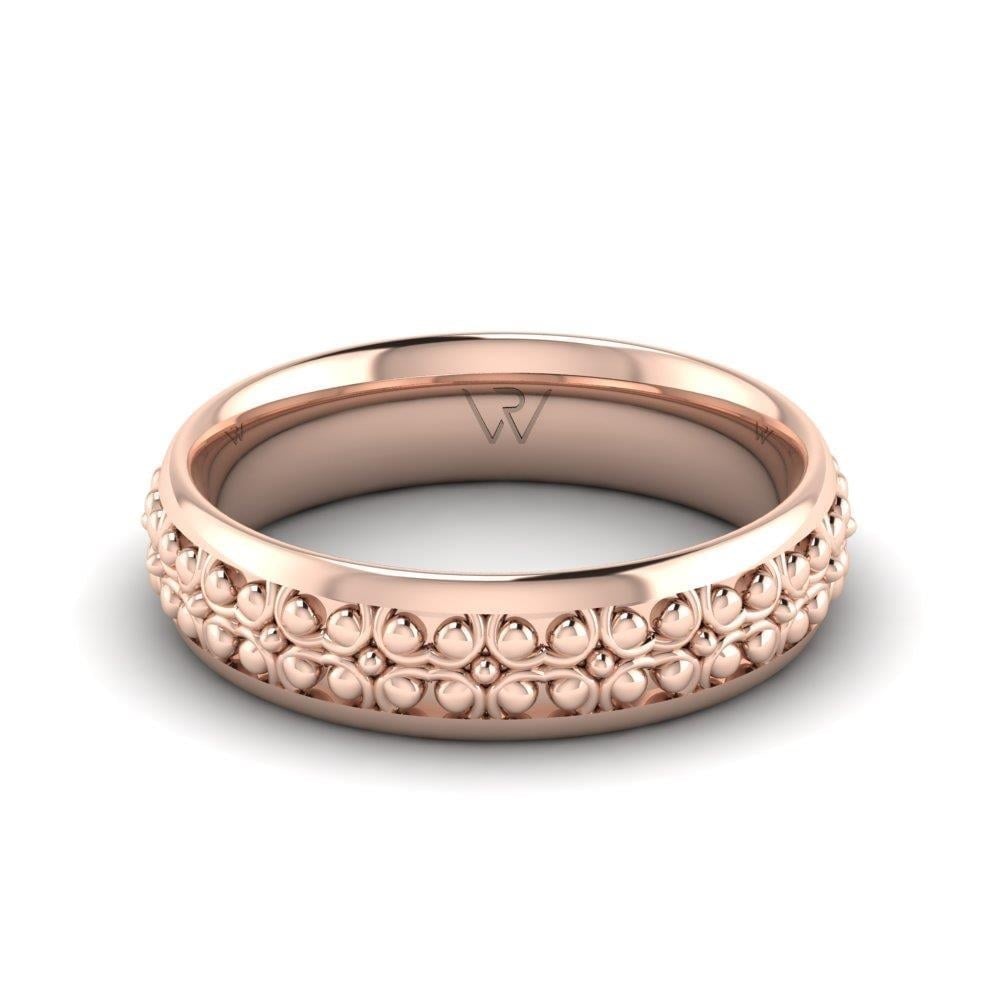 Alliances en Argent Plaqué Or Rose couple Cherishloom