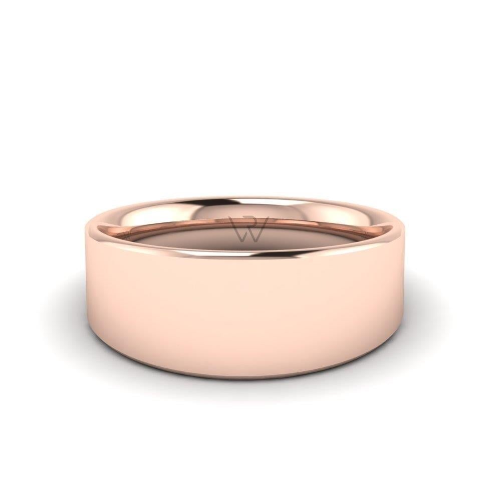 Alliances en Argent Plaqué Or Rose couple Promesse