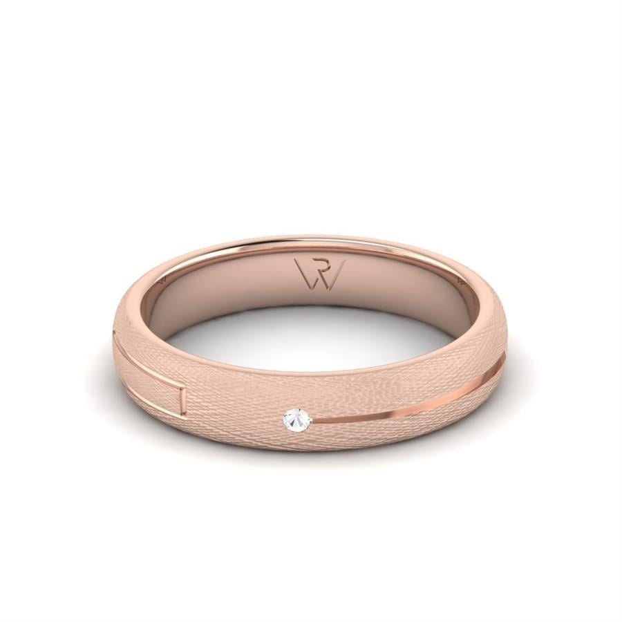 Alliances en Argent Plaqué Or Rose Femme Level