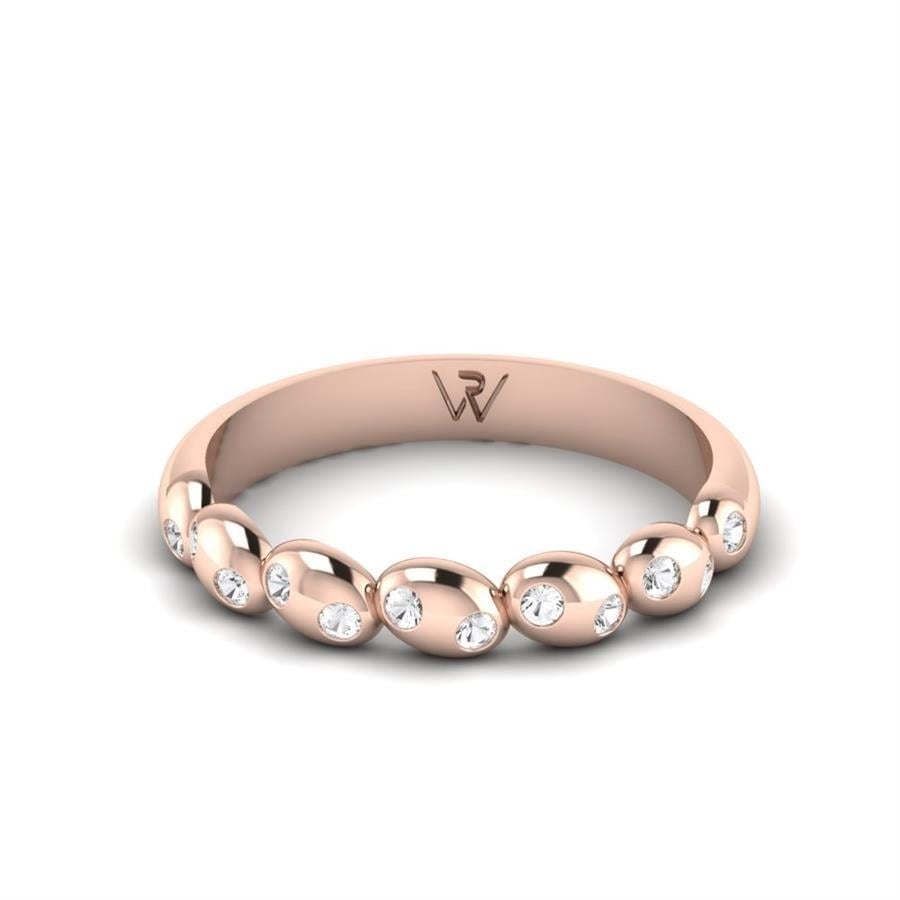 Alliances en Argent Plaqué Or Rose Femme Lovestruck