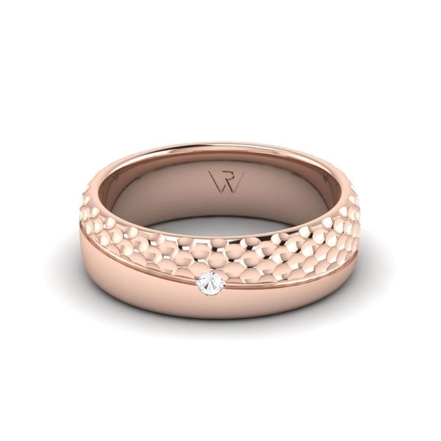 Alliances en Argent Plaqué Or Rose Femme Charming Cloud