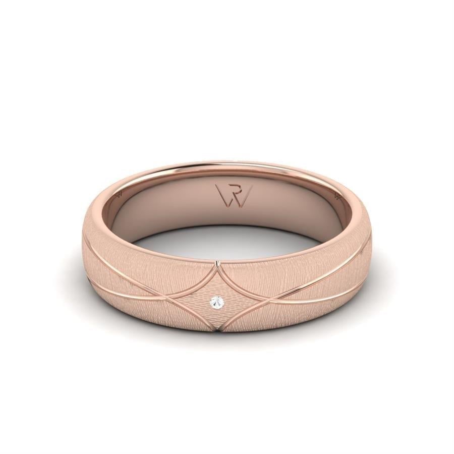 Alliances en Argent Plaqué Or Rose Femme Dream