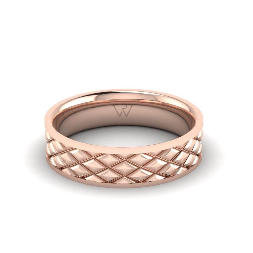 Alliances en Argent Plaqué Or Rose Femme Evermore