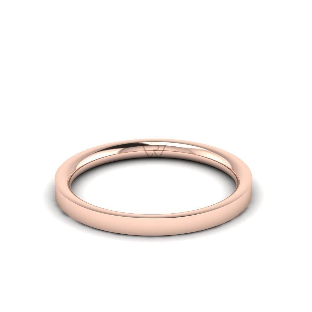 Alliances en Argent Plaqué Or Rose Femme Entrelacé
