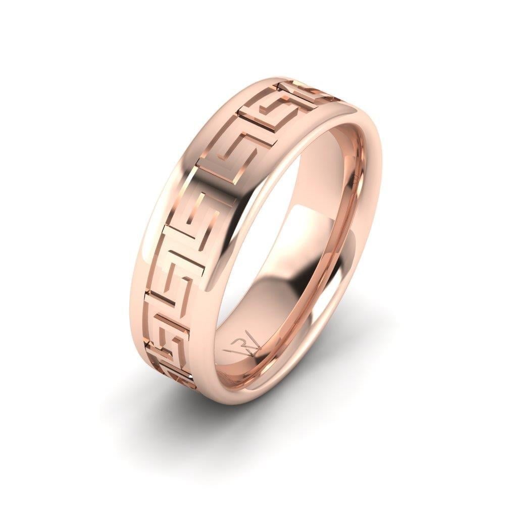 Alliances en Argent Plaqué Or Rose Femme Cuddlecarve
