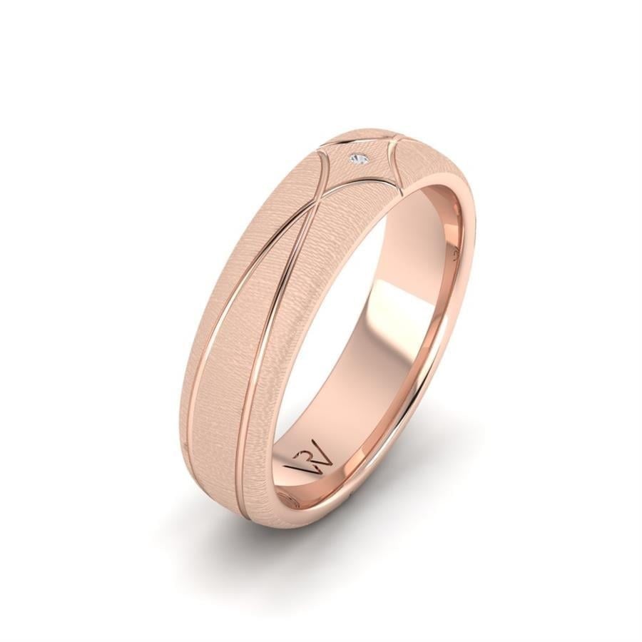 Alliances en Argent Plaqué Or Rose Femme Dream