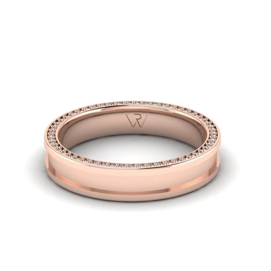 Alliances en Argent Plaqué Or Rose Femme Daryl