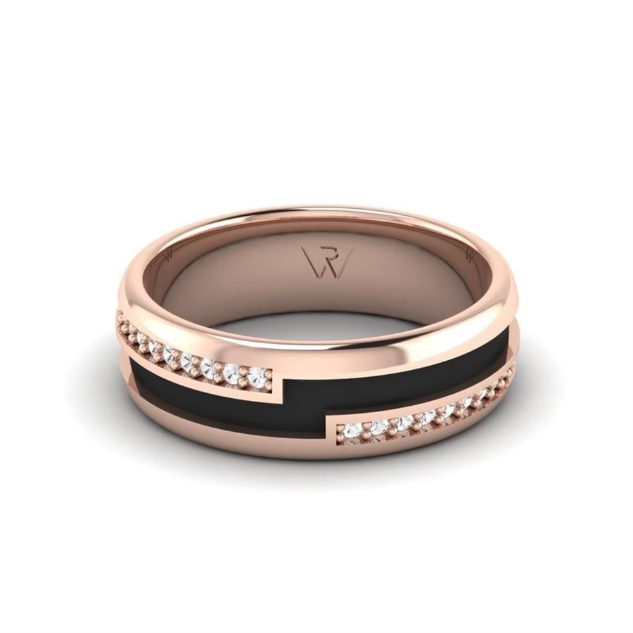 Alliances en Argent Plaqué Or Rose Femme Heavenly Dream