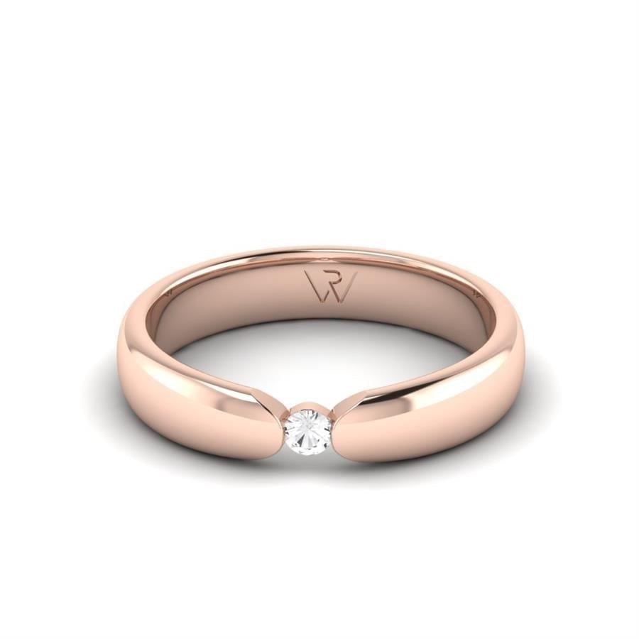 Alliances en Argent Plaqué Or Rose Femme Heavenly Sensational