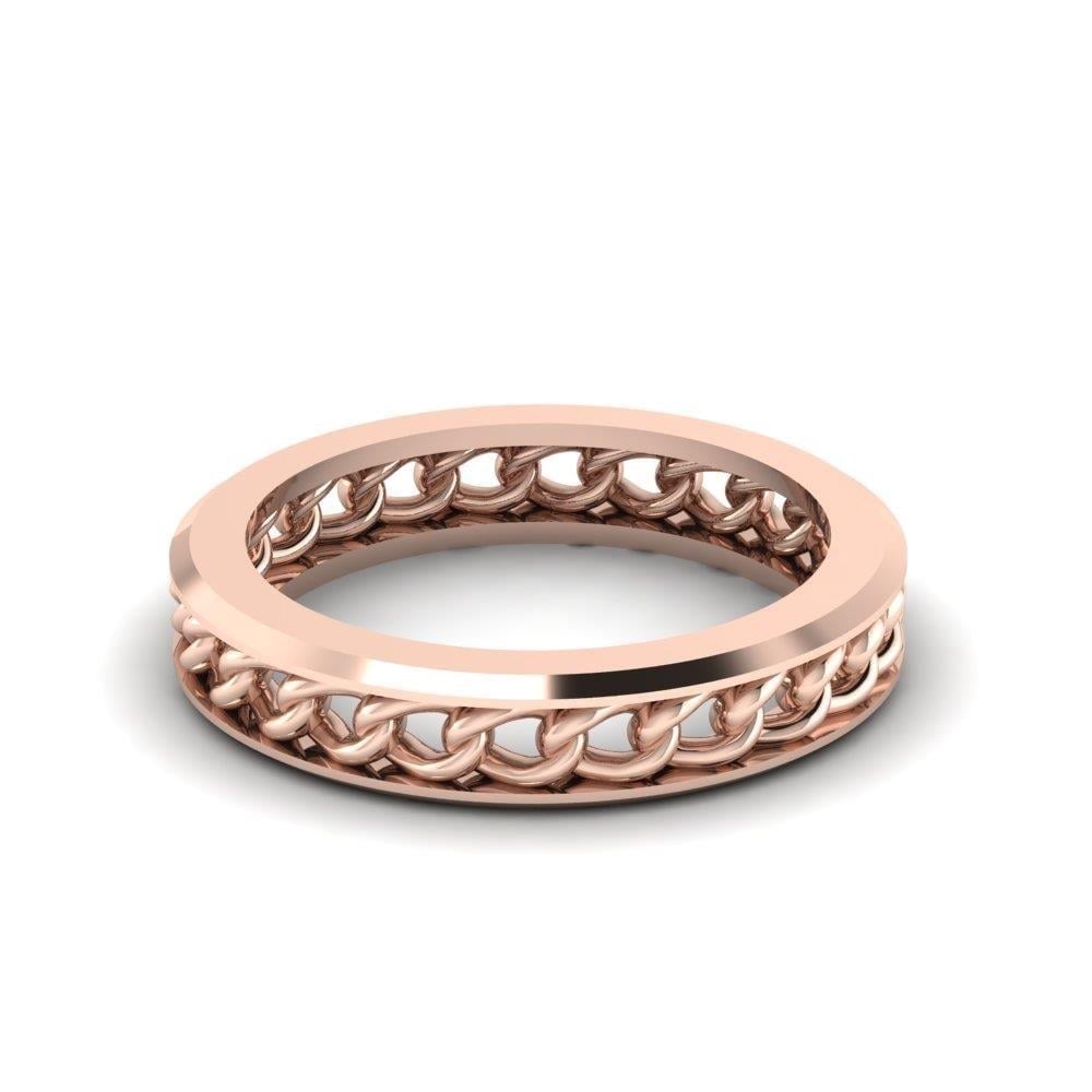 Alliances en Argent Plaqué Or Rose Femme Affectionflare