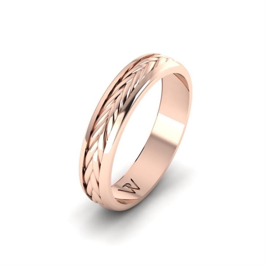 Alliances en Argent Plaqué Or Rose Homme Blossmire