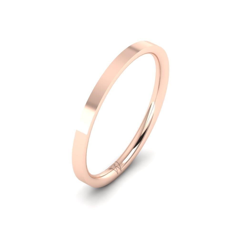Alliances en Argent Plaqué Or Rose Homme Entrelacé