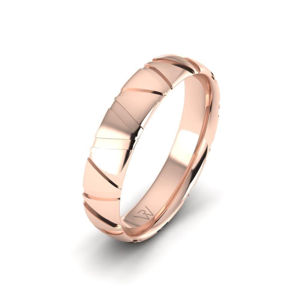 Alliances en Argent Plaqué Or Rose Homme Captivora