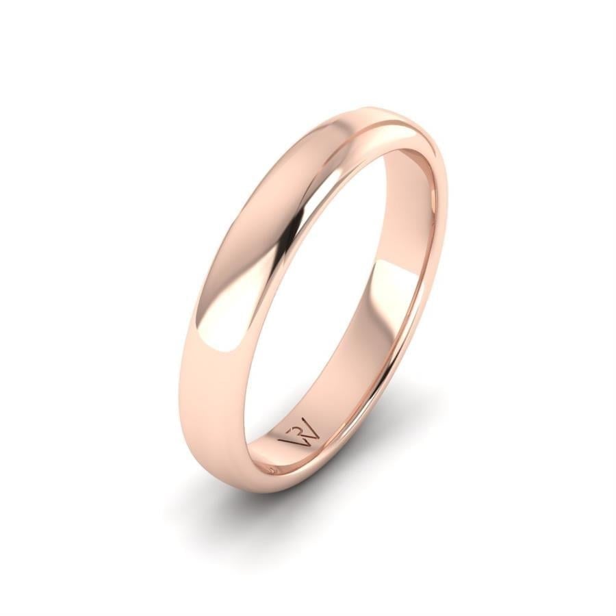 Alliances en Argent Plaqué Or Rose Homme PoéSie