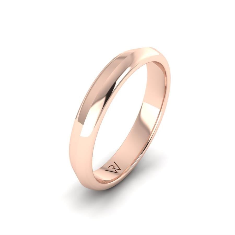Alliances en Argent Plaqué Or Rose Homme Balance