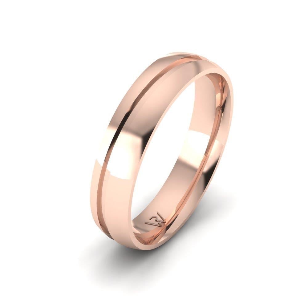 Alliances en Argent Plaqué Or Rose Homme Dreampromise