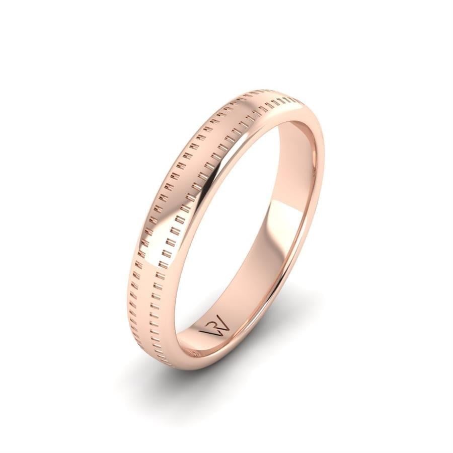 Alliances en Argent Plaqué Or Rose Homme Alluring Bird