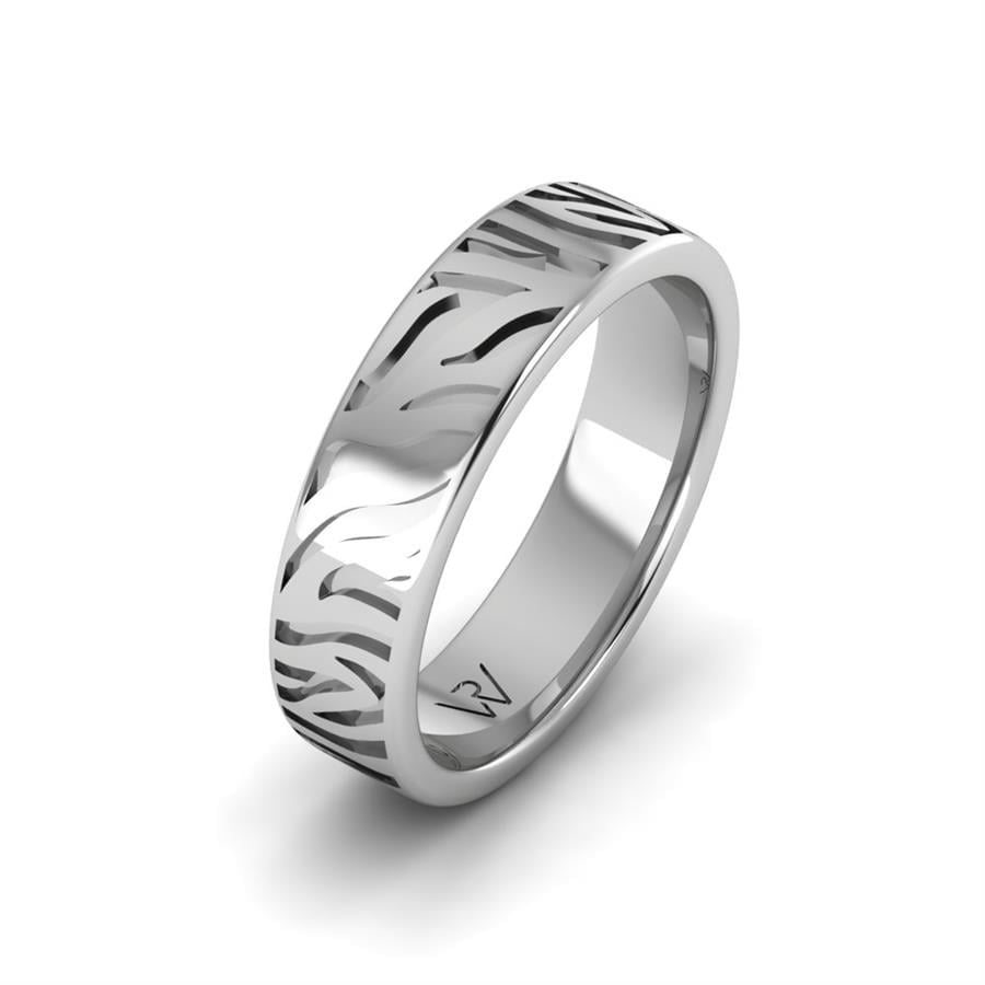 Alliances en Argent Rhodié couple Alluring Fancy