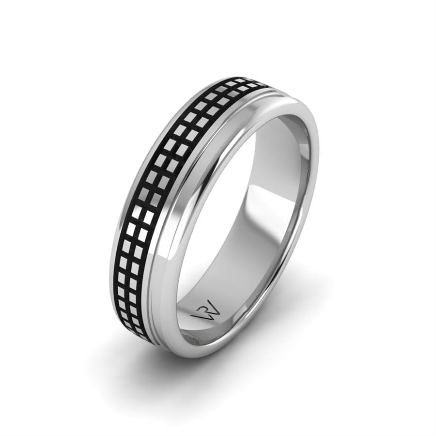 Alliances en Argent Rhodié couple Amazing Trust Basic