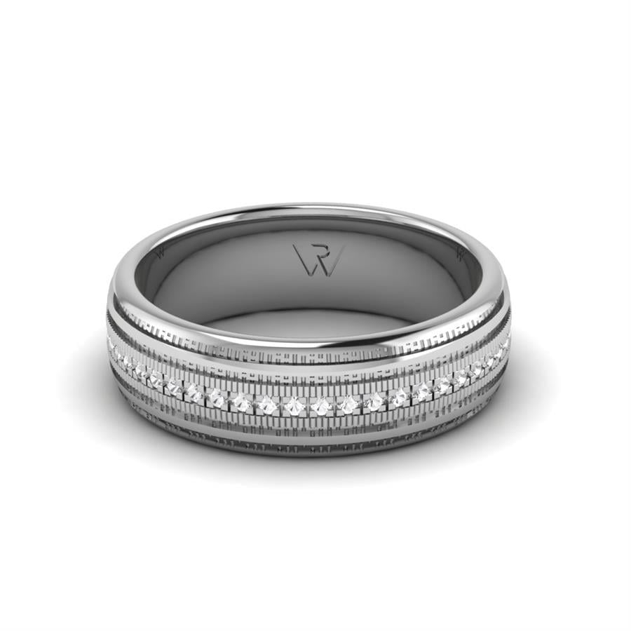 Alliances en Argent Rhodié couple Amoureuse