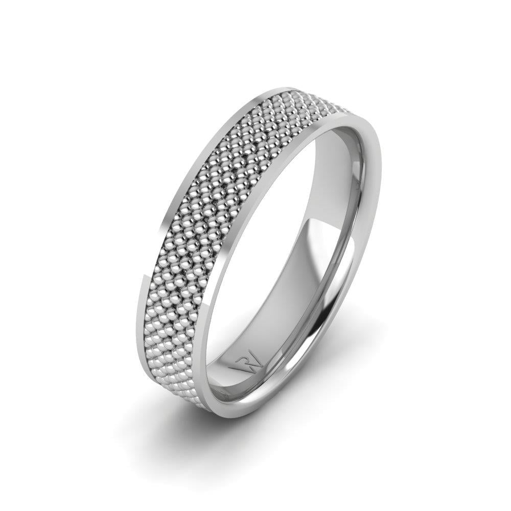 Alliances en Argent Rhodié couple Blissalia Oxyde de Zirconium