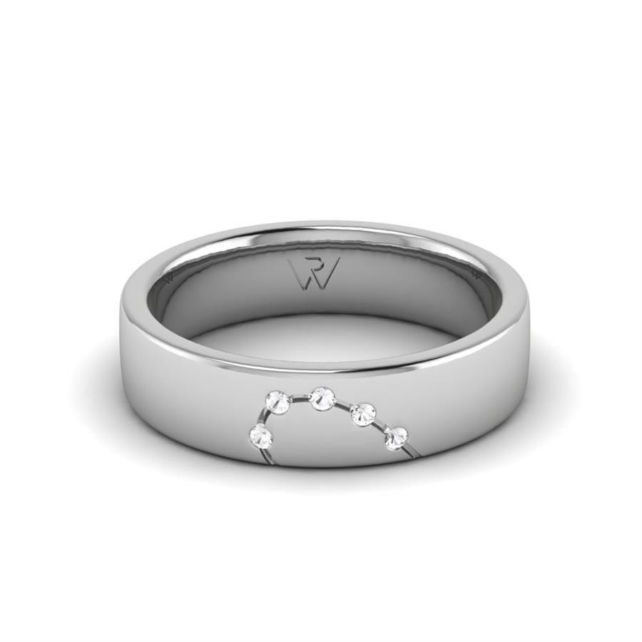 Alliances en Argent Rhodié couple Brilliant couple