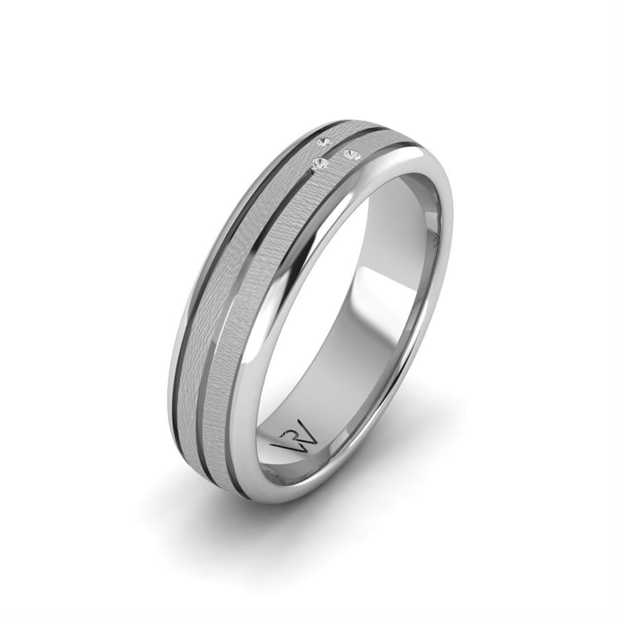 Alliances en Argent Rhodié couple Celtic Sign