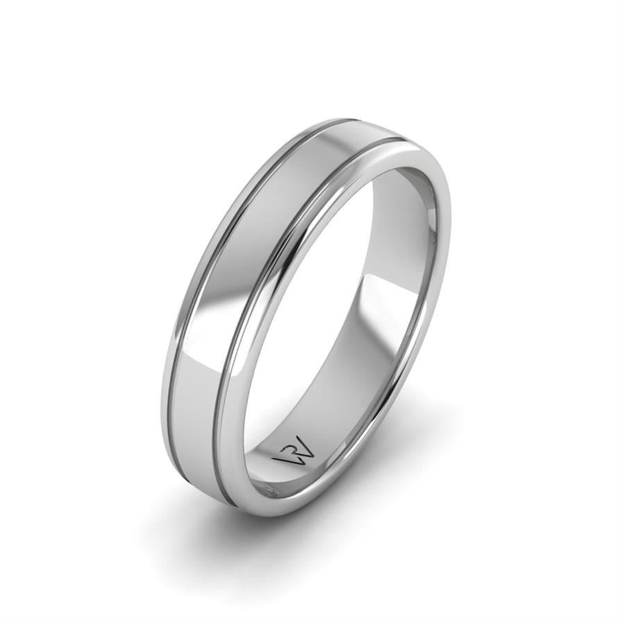 Alliances en Argent Rhodié couple Charming Choice
