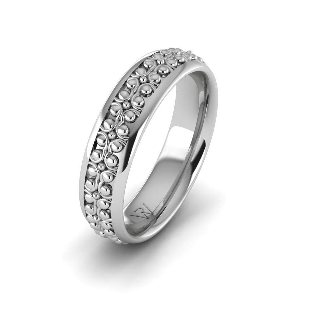 Alliances en Argent Rhodié couple CherishLoom