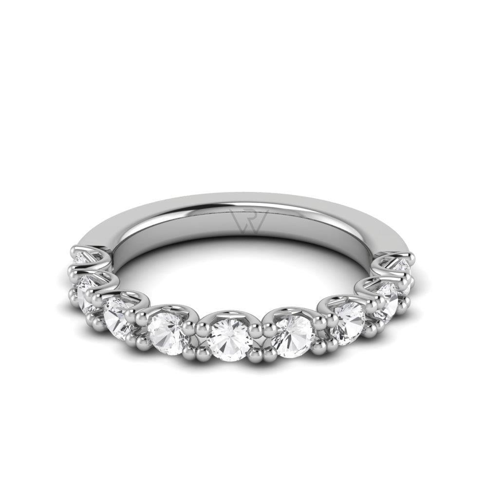 Alliances en Argent Rhodié couple Coeur Oxyde de Zirconium