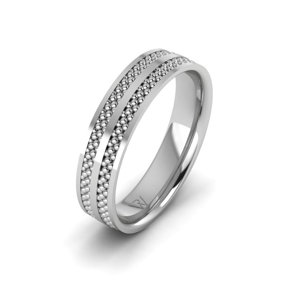 Alliances en Argent Rhodié couple Dreamance Oxyde de Zirconium