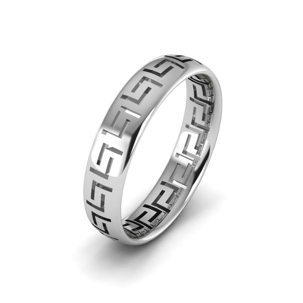 Alliances en Argent Rhodié couple Endearglow