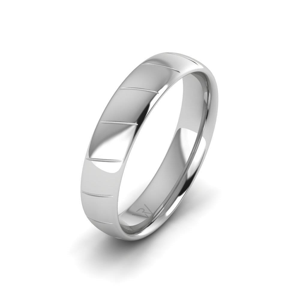 Alliances en Argent Rhodié couple Enkindla Oxyde de Zirconium