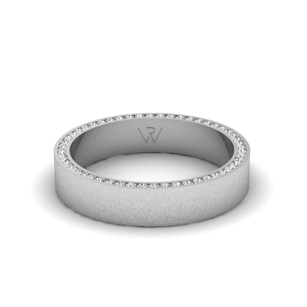 Alliances en Argent Rhodié couple EternalSparkle Oxyde de Zirconium