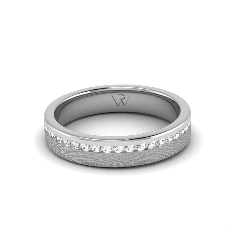 Alliances en Argent Rhodié couple Faith