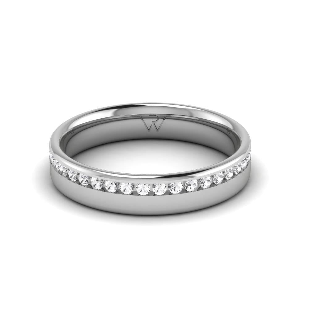 Alliances en Argent Rhodié couple ForeverTwist Oxyde de Zirconium