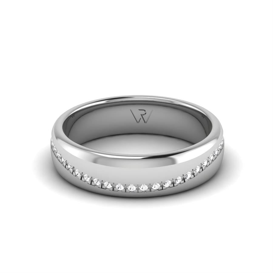 Alliances en Argent Rhodié couple Glorious Melody