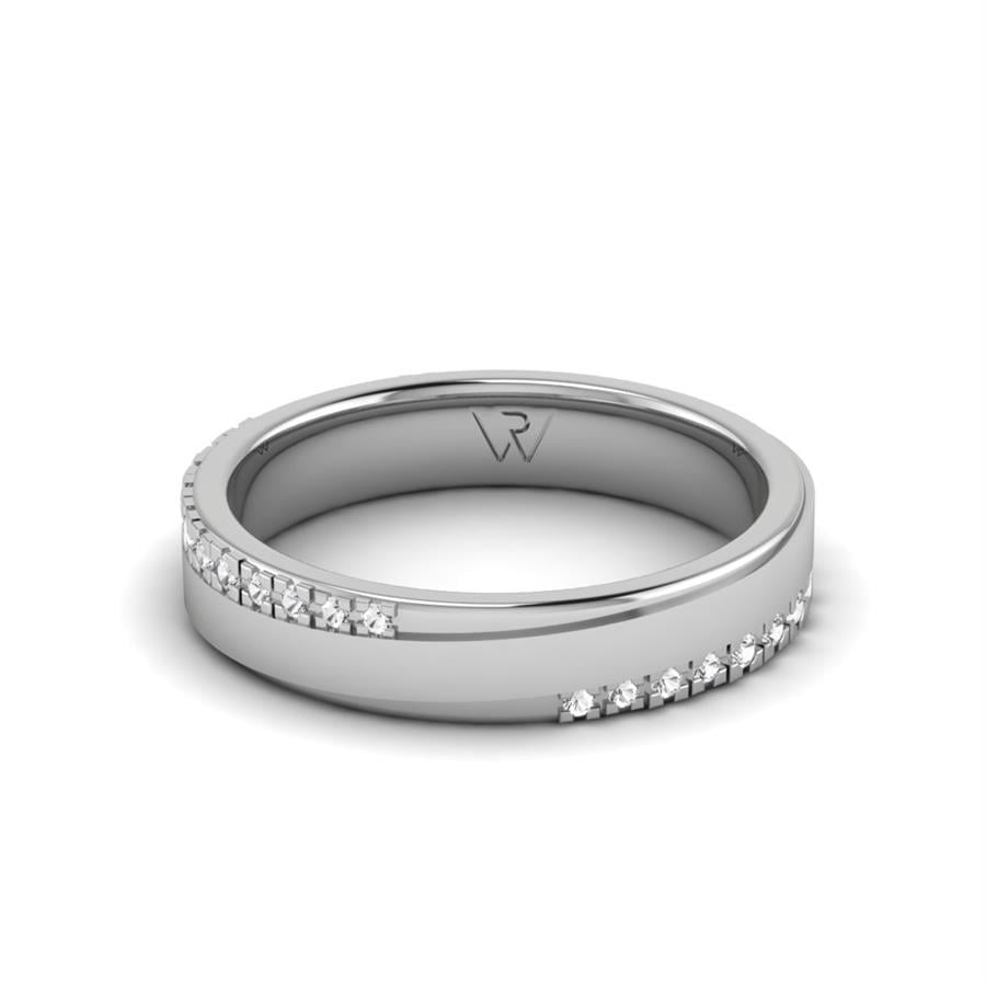Alliances en Argent Rhodié couple Honey